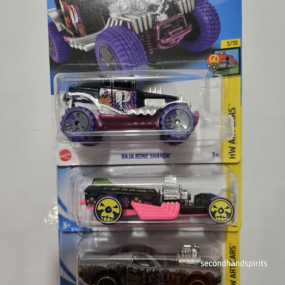 Hot Wheels Cars Halloween Gothic Monster Theme. Lot of 4 pcs - Picture 2 of 3